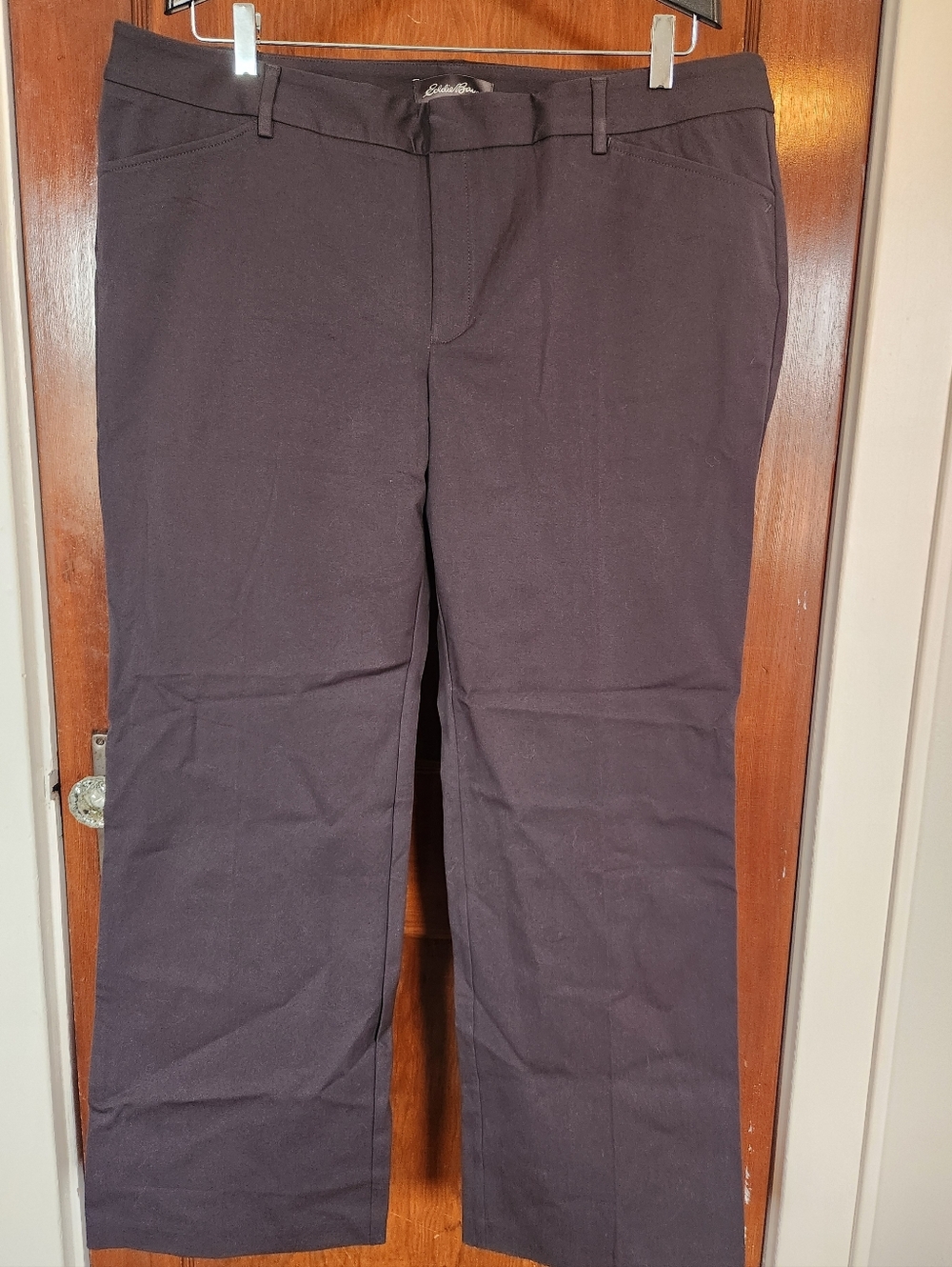 NWT Eddie Bauer Graphite Slightly Curvy Women's Trousers